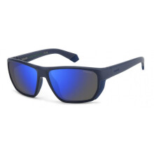 Occhiali da sole Polaroid PLD 7057/S 60/15/135 montatura in policarbonato blu opaco UOMO PLD 7057/S
