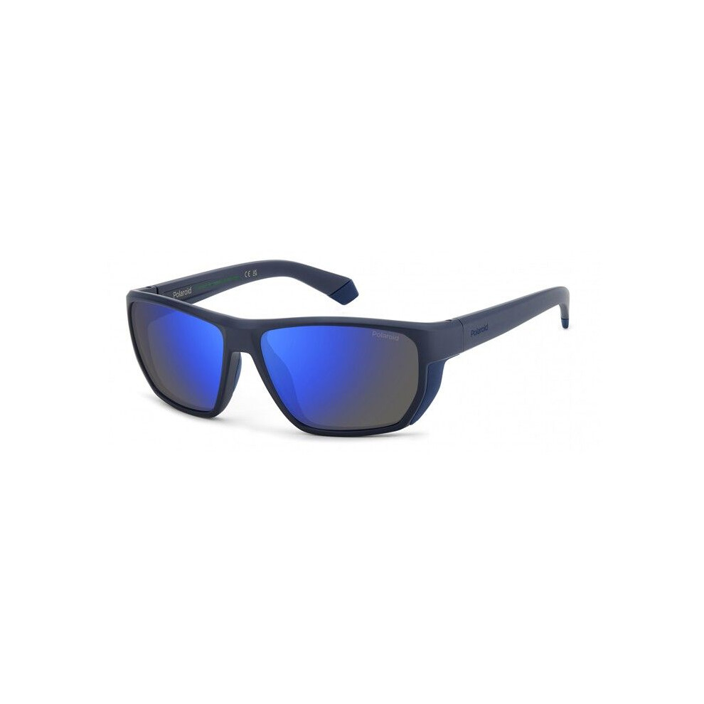 Polaroid Sunglasses Pld 7057/S 60/15/135 Matte Blue Polycarbonate Frames Man Pld 7057/S