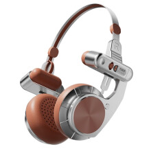 Retro Headphones Wireless Headphones -Ear Headphones HIFI Wireless Foldable Noise Canceling Headphone Brown