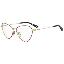 Gafas de Vista Moschino MOS648 56/14/140 Rojo dorado Montura de metal MUJER MOS648