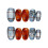 (XS) Party Short Plaid Star Nails - 10pc 4