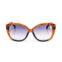Occhiali da sole - SWAROVSKI - SK0058 - Forma farfalla occhio di gatto - Acetato - Biondo havana