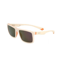 Lunettes de Soleil Polaroid PLD 2134/S 56/19/145 White orange Rubber MAN PLD 2134/S