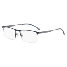 Óculos de Grau Hugo Boss BOSS 1698 57/19/150 Metal azul fosco rutenio armações MASCULINO BOSS 1698