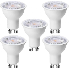 5-Pack GU10 LED Bulb 6W (Equivalent to 60W), Warm White 3000K 500 Lumens, GU10 Led Bulb 120 Wide Beam, Flicker-Free Recessed Spotl szrh