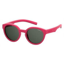 Polaroid PLD 8019/S-M gafas de sol para niños rosa - lentes rosas, montura redonda