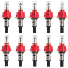 10 Pcs Underfloor Heating Manifold Flow Meter, Visual Flow Monitoring Regulator for Underfloor Heating Systems(1/2)