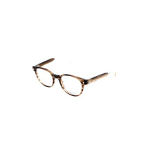 Lanvin VLN684 49/20/150 Glanzend gestreept bruin Acetaat MAN VLN684