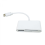 USB C Memory Card Reader 3 in 1 Memory Card Reader for TF Simultaneously Read Writer Memory Card Reader For Phone White 1
