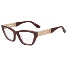 Gafas de Vista Moschino MOS634 55/17/145 Burdeos 2 Montura de Acetato MUJER MOS634