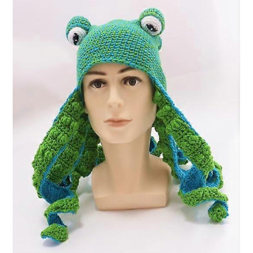 Knitted Winter Hat, Octopus Squid Hat - Octopus Costume Hat 1