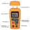 Wood Moisture Meter 0-90% Damp Meter Black Wyelv 5
