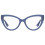 Moschino Óculos de Vista Moschino MOS652 52/18/145 Armações de Acetato Azuis MULHER MOS652 2
