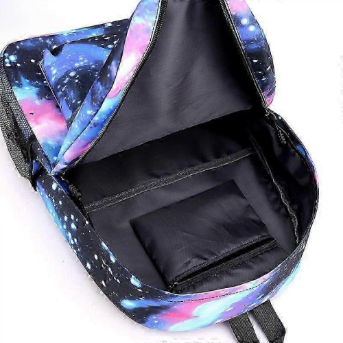 Kpop Demon Hunters Backpack Students Schoolbag Pencil Case Shoulder Bag Three-piece Set A 2