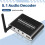 5.1 Audio Decoder 5.1-Channel with  Digital Optical/Coaxial Converter -Compatible 2