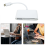 USB C Memory Card Reader 3 in 1 Memory Card Reader for TF Simultaneously Read Writer Memory Card Reader For Phone White 2