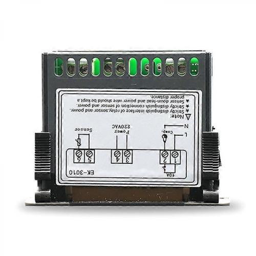 EK-3010 Temperature Controller 220V Sensor Refrigeration Heating Alarm Thermostat with Probe for Cold Storage Freezer 2