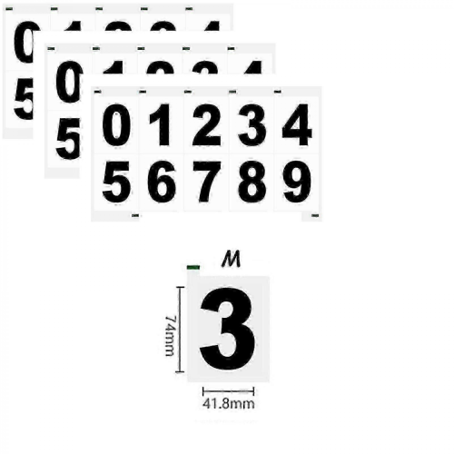 License plate nanofilm stickers 3pc for reflective digital vanish 2