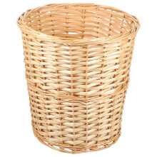 1St Draagbare Wicker Mand Afvalbak En Opbergmand Binnenhuis