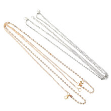 4St Glitterende Head Chain Ketting Voor Vrouwen En Bruiden