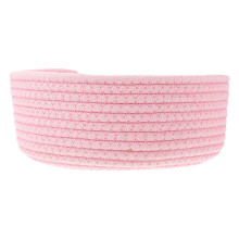 1Roze Katoenen Touw Mand Voor Makeup En Kleine Spullen