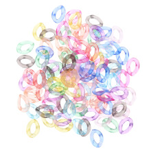 100St Acryl Verbindingsringen Geschikt Voor DIY Accessoires