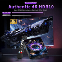 Für Android 14 TV Box 4+ 32 GB RK3539 5.4 Dual-WLAN 6 (2,4/5 GHz) 4K HDR10 Video-Mediaplayer