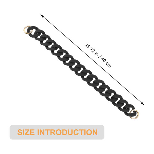 1St Multi-Functionele Bag Strap Acryl Ketting Voor Purse En Handtas 1
