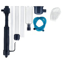 Electric Gravel Cleaner Aquarium Fish Tank Automatic Siphon Vacuum Water Change US Plug