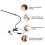 1St Draagbare USB Clip-on Lamp Aluminium Bed- En Bureaulicht 5