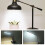 1St Draagbare USB Clip-on Lamp Aluminium Bed- En Bureaulicht 3