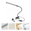 1St Draagbare USB Clip-on Lamp Aluminium Bed- En Bureaulicht 10