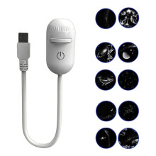 Projetor de Estrelas 2 em 1 com 10 Películas de Projeção Deslizantes, Luz Noturna LED para Céu Estrelado, Ideal para Quarto e Carro.