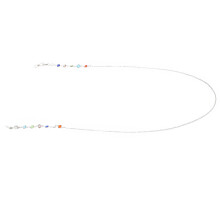 1St Duurzame Zilveren Brillenketting Anti-Verloren Accessoire
