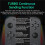 Wireless Game Joypad for   Controller RGB Light Glare Vibration Six-Axis Body Sense  L/R Gamepad 1