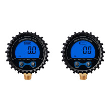2X Tire Pressure Gauge Digital Tire Tester Display Air Pressure Manometer Quick Connect Coupler Thread 1/4