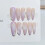 (XS) 10PCS Mauve Gradient Press-On Nails for Stage 3