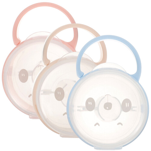 3St Baby Fopspeen Bewaarbox Assorti