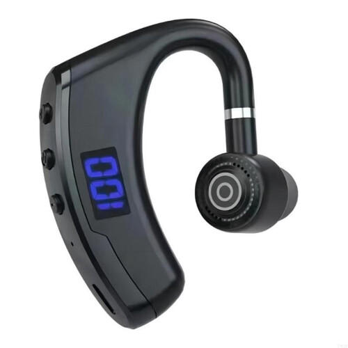 V9 Digital Display Headset Headphone Handsfrees Wireless Ear Hook Earphone Noise Reductions and Sweat Proof 1