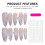(XS) 10PCS Mauve Gradient Press-On Nails for Stage 6