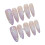 (XS) 10PCS Mauve Gradient Press-On Nails for Stage 7