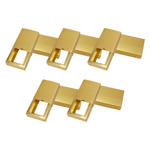 10St Decoratieve Gouden Geschenkdozen Van Papier Met 2