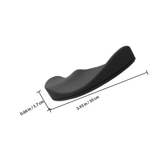 Wrist Rest Zwart Silicone Bewegend Polskussen 1