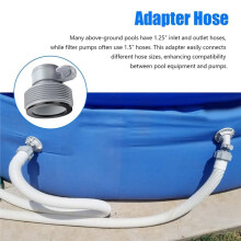 Pool Hose Adapter Connector Converts 1.25 to 1.5 Inch Hoses-Replacement Parts Fits Filter Pumps and Saltwater Systems