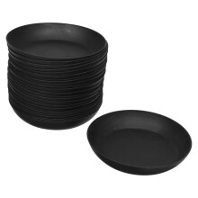 25St Zwarte Bodemschotels Van Hoogwaardig Plastic