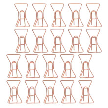 20St Multifunctionele Roze Gouden Paper Clips Voor Werk En School