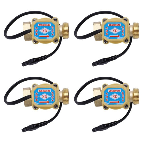4pcs 26mm 3/4 inch PT Thread Connector 120W Pump Water Flow Sensor