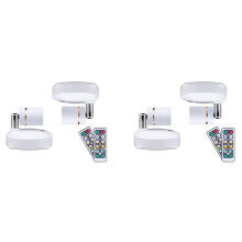 Wireless Spot Lights Battery Operated Accent Lights Indoor Dimmable LED Spotlight Anywhere Rotatable Wall Light(4 Pack)