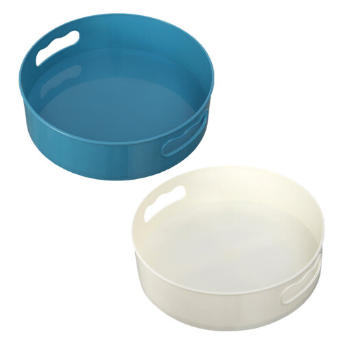 2St Multifunctionele PP Opbergboxen Voor Keuken En Make-Up