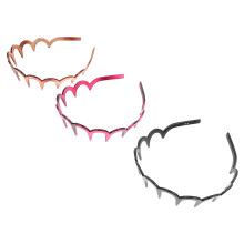 3St Vrouwen Hoofddeksel U Toothed Haarband Assorti Kleuren